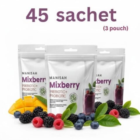 Manisah Mixberry - 3 Pouch (45 sachet)