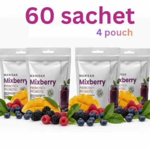 Manisah Mixberry - 4 Pouch (60 sachet)