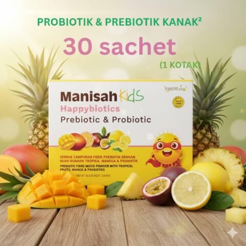 Manisah Kids Happybiotics - 1 Kotak (15 sachet)